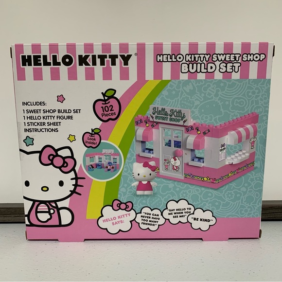 Sanrio Hello Kitty Sweet Shop Build Set-NIB - Picture 2 of 6